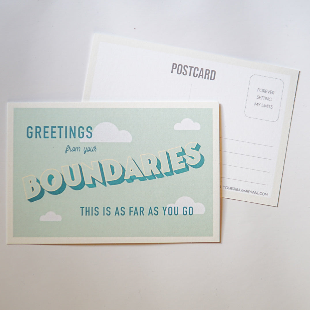 Boundaries Postcard
